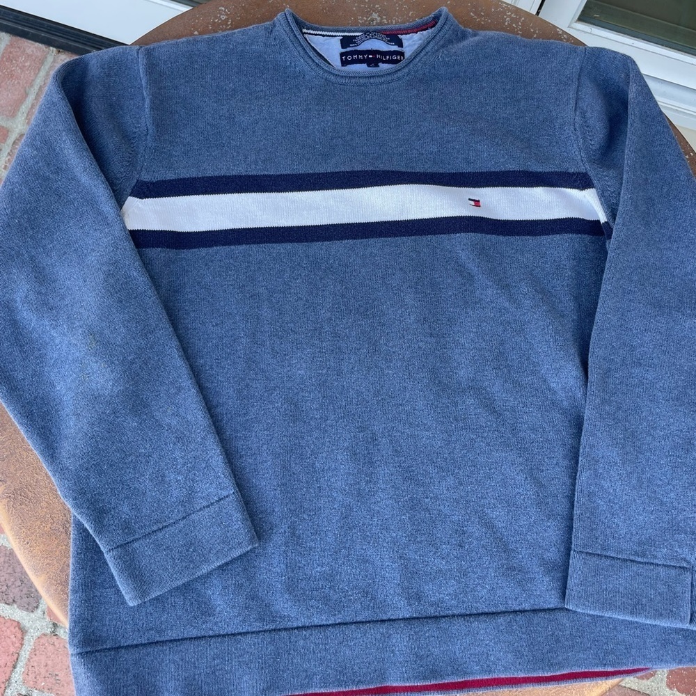 Tommy Hilfiger Mens blue sweater